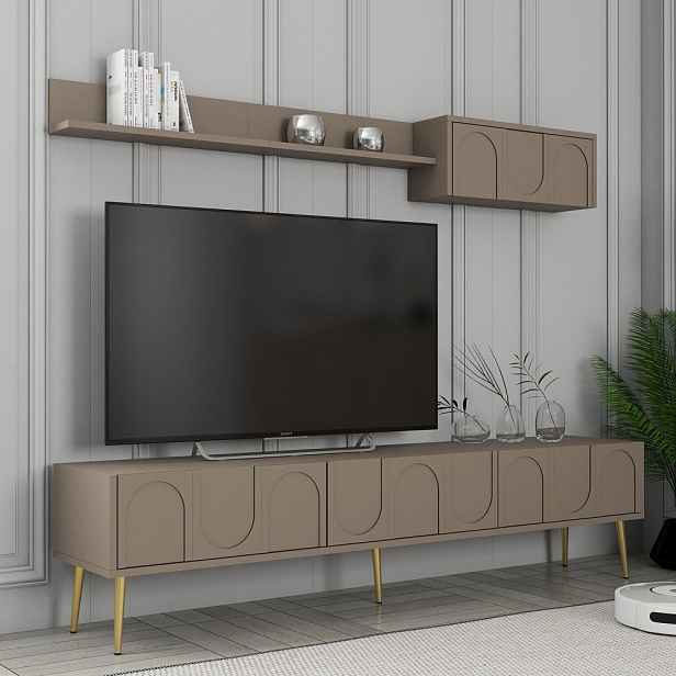 TV stěna / Sestava pod TV Lyon 2 - Atlas, Gold