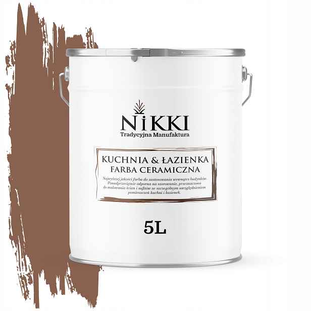 Barva Keramická Kuchyně Koupelna Čokoládová H4515 Hluboká Matná 5L Nástěnná