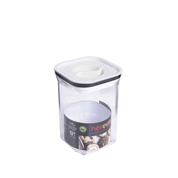 dóza 1,10l vakuum víko, 10,5x10,5x15cm,transp.ABS plast