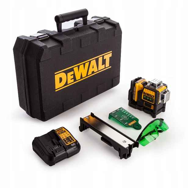 laser DeWalt DCE089D1G akumulátorový 10,8 V zelený, samonivelační baterie