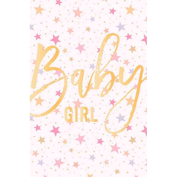 Přání k narození holčičky s obálkou Artebene Baby Girl