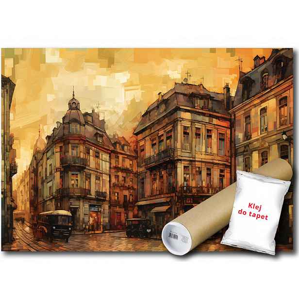 Vinylová fototapeta město výhled 152x104
