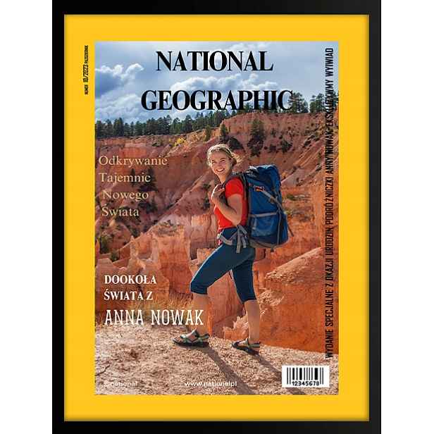 National Geographic Plakát Obálka časopisu Vaše fotografie dárek 30x20 cm
