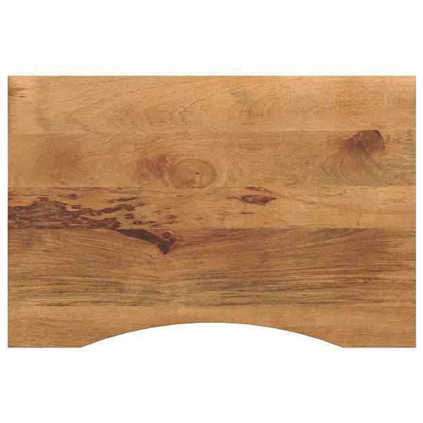 vidaXL Stolní deska s výřezem 100x50x2,5 cm masivní hrubý mangovník