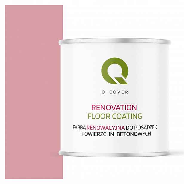 Barva Pro Renovaci Podlah Betonu Garáž Růžová Světlá Ral 3015 Polomatná 2,5L