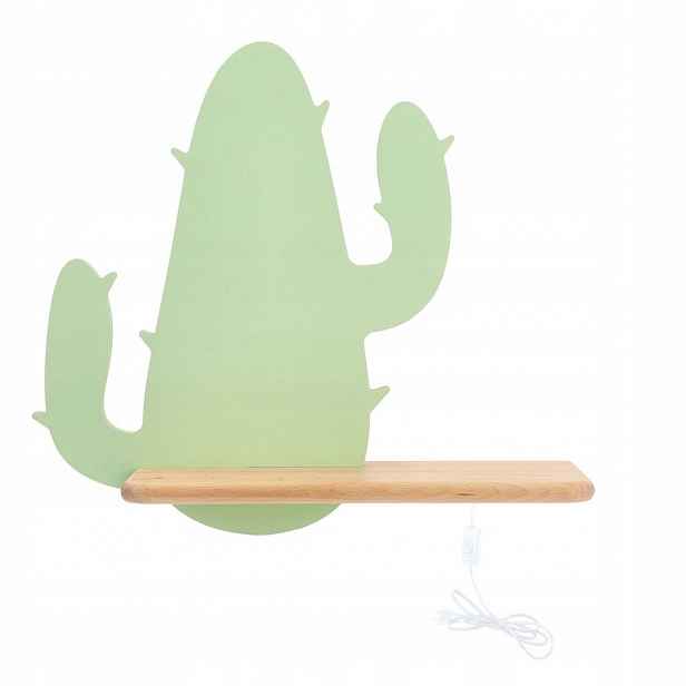 Dětská Led nástěnná lampa s poličkou a kabelem Cactus 21-01009 Candellux