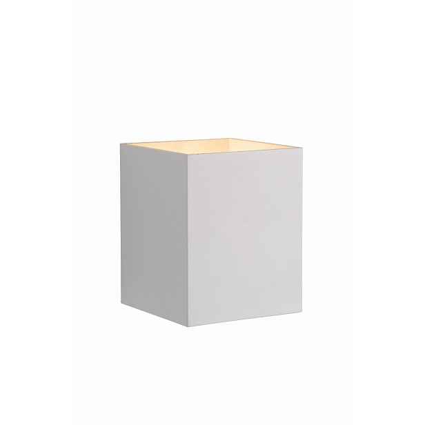 Nástěnná lampa čtvercová bílá Lucide