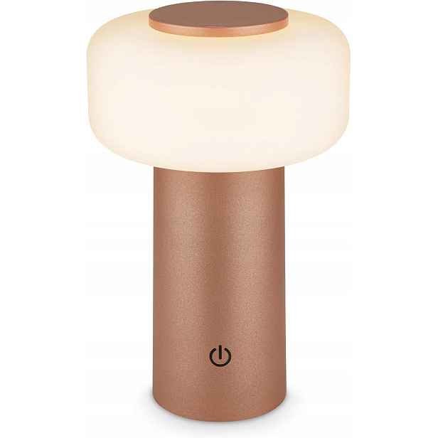 Stolní Led Lampa Bezdrátová Stmívatelná Akumulátor Usb-c IP44 Briloner