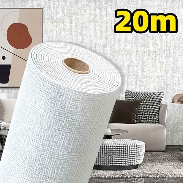 TEMU 20M/Rolka 3D pěnové tapety, samolepicí silné stěnové panely, texturovaný design, samolepky na stěnu pro renovaci domácnosti, odlep a nalep,