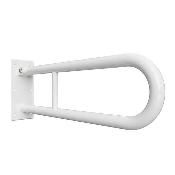 Úchyt sklopný ve tvaru U Bemeta Help 750 mm bez krytky bílá