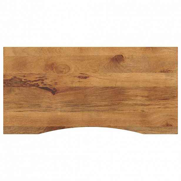 vidaXL Stolní deska s výřezem 110x50x2,5 cm masivní hrubý mangovník