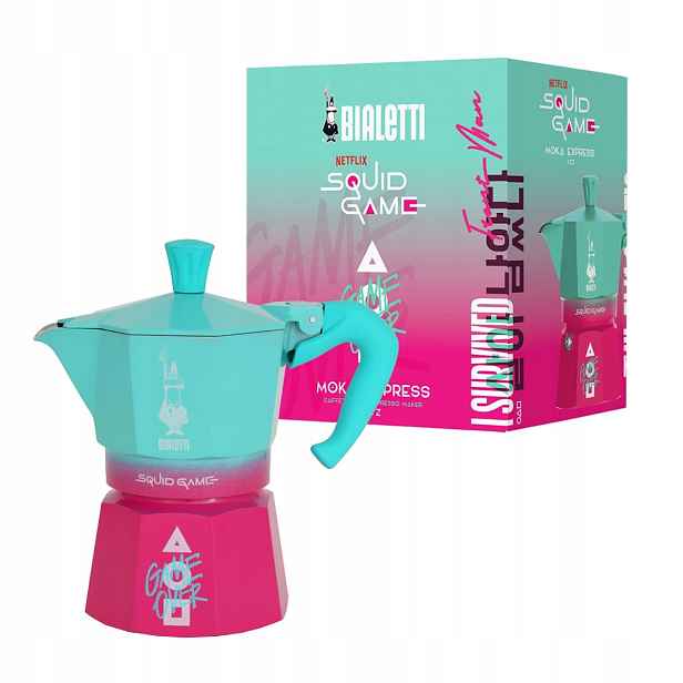 Kávovar Bialetti Moka Express Squid Game 3tz