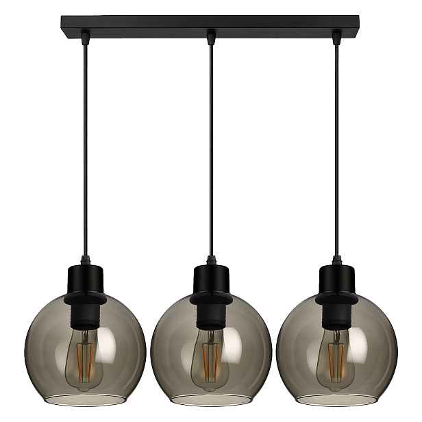 závěsné stropní svítidlo Lustr Stropní Svítidlo Led skleněné koule Kouřová Modern