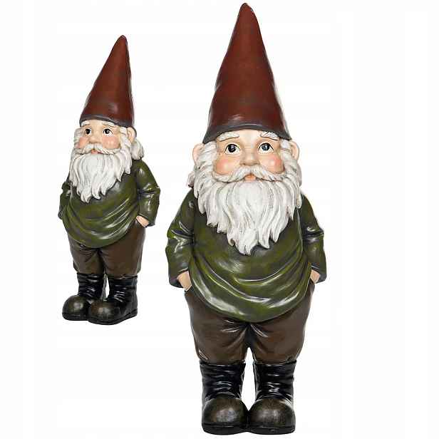 Figurka Trpaslík Skřítek Trpaslík 35 cm dekorativní vánoční ozdoba