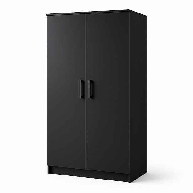 MASSENO ŠATNÍ SKŘÍŇ S OTOČNÝMI DVEŘMI SILO, 90/180/50 cm 2dveřová, černá