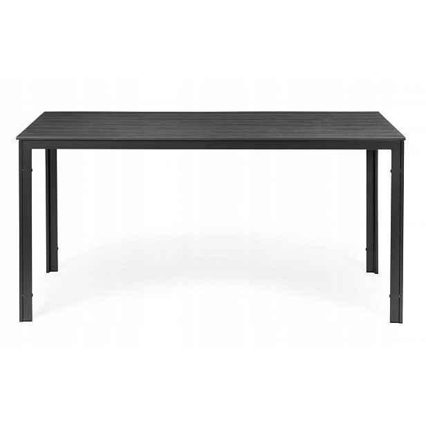 Zahradní stůl 6-místný 156x78 cm polywood nábytek na terasu šedý