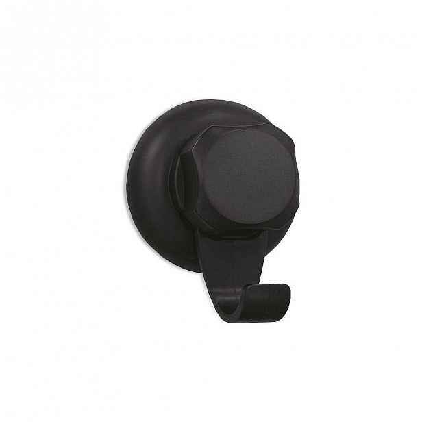 Černý samodržící nástěnný háček Compactor Bestlock Black Single Hook