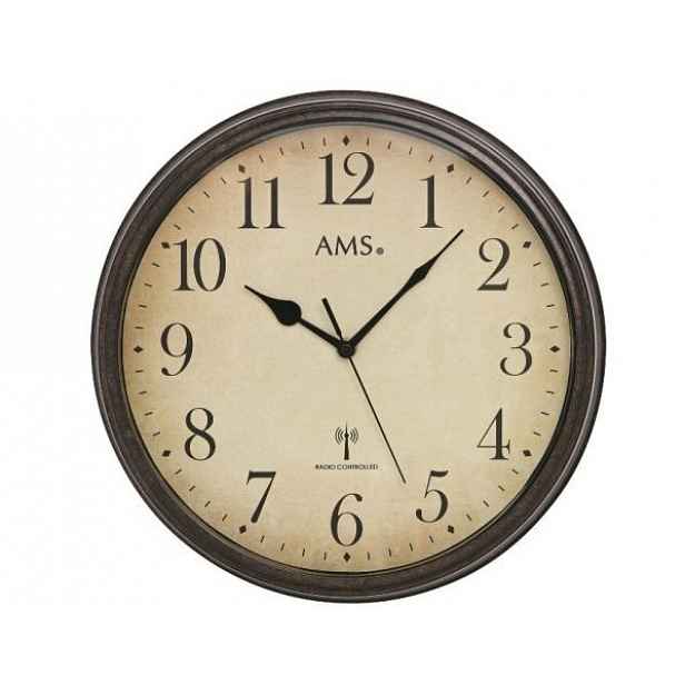 Nástěnné hodiny 5962 AMS řízené rádiovým signálem 32cm