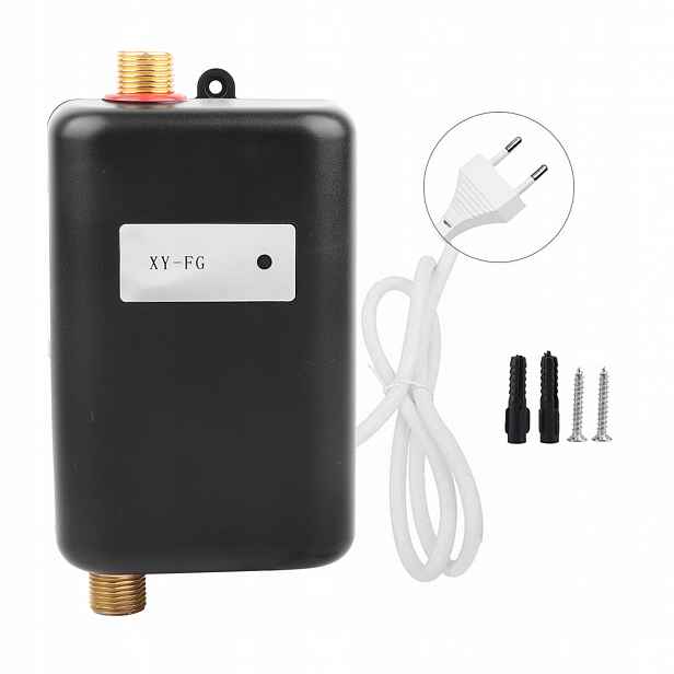 Průtokový Ohřívač Vody 3,8KW 0,04-1,2 Mpa Černý