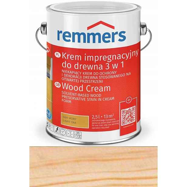 Remmers Holzschutz-Creme Lazura 0,75L Bezbarvý
