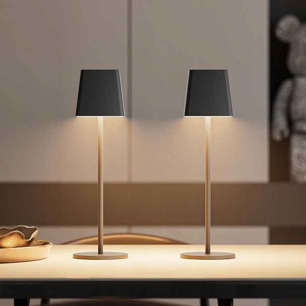 Stolní Led lampy K-Bright 2 ks akumulátorové 3000K Usb-c IP54