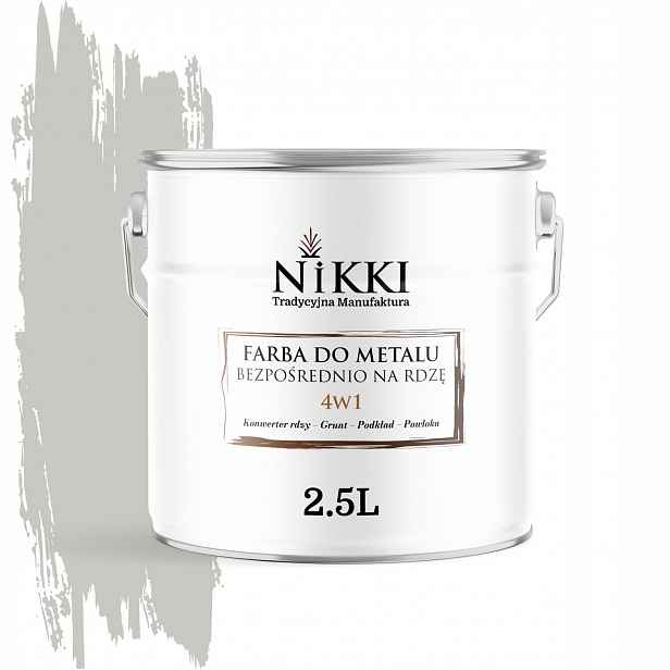 Barva Na Kov Přímo Na Rez 4v1 Pozinkovaná Pozink Papyrus Ral 9018 Saténová 2,5L