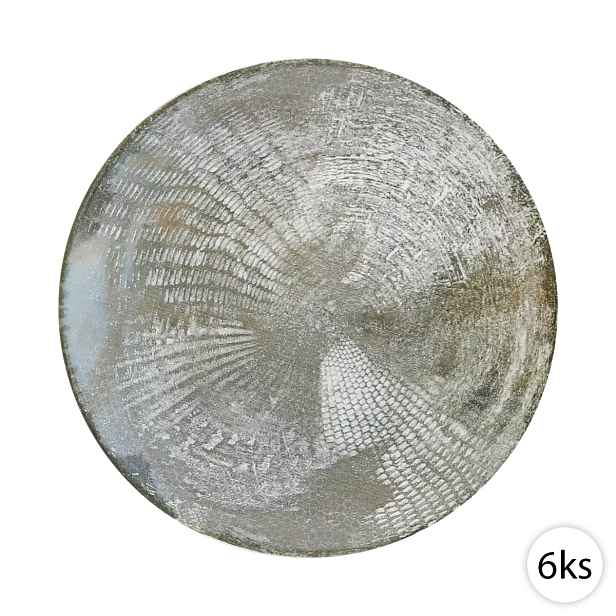 Dezertní keramické talíře 20,5cm, 6ks, Perfect Home 11322