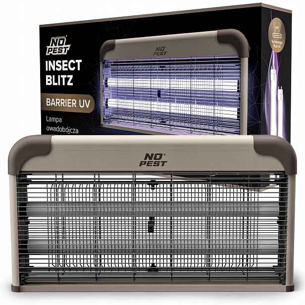Nástěnná Uv-insekticidní Lampa No Pest Proti Komárům, Muchám, Molům, Hmyzu, Velká