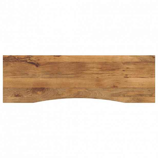 vidaXL Stolní deska s výřezem 160x50x2,5 cm masivní hrubý mangovník
