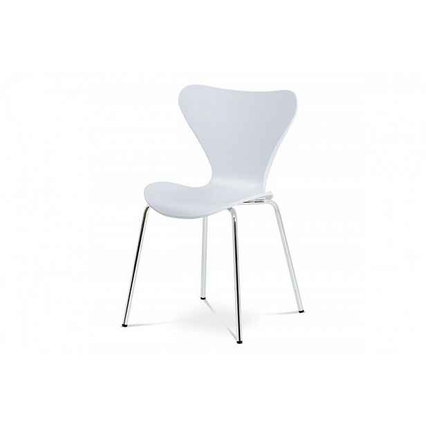 Jídelní židle AURORA plast / kov Autronic Bílá