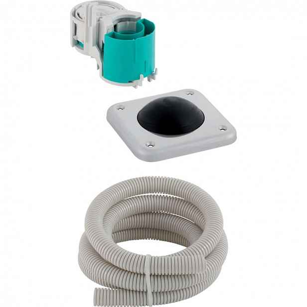 Geberit - Pneumatické nožní ovládání splachování, nerez ocel 115.939.00.1