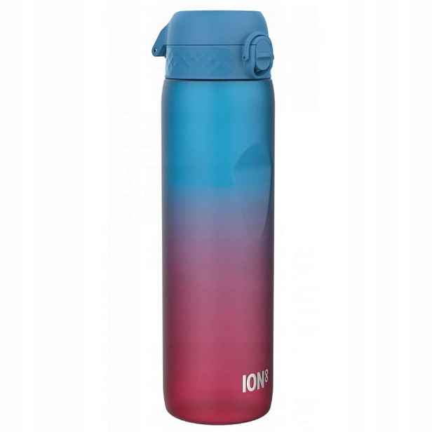 Láhev na vodu láhev na pití termoska ION8 Recyclon 1,1 l Motivational Blue & Pink