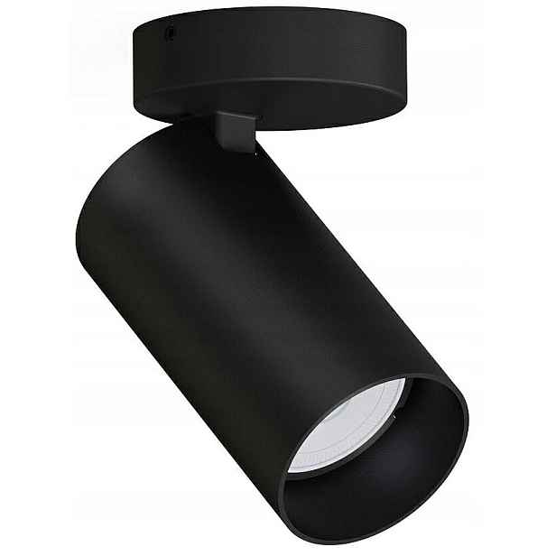 Lampa s pohyblivým stínidlem kovová černá ozdobná GU10 reflektorová nástěnná lampa