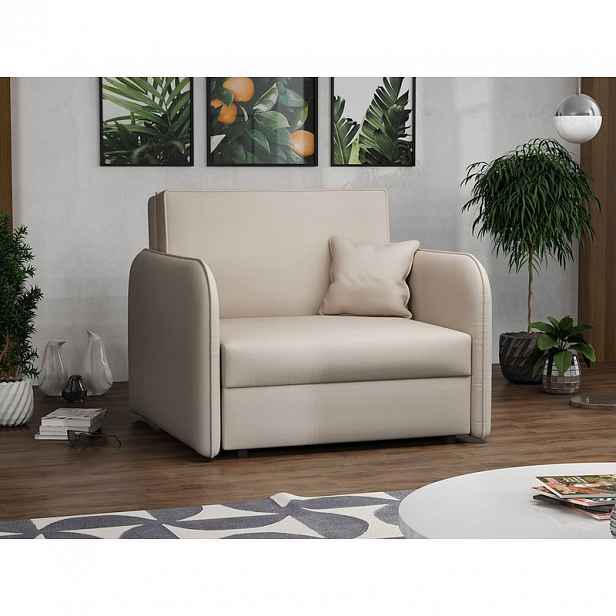 Rozkládací křeslo BELA LOFT 1 - béžové