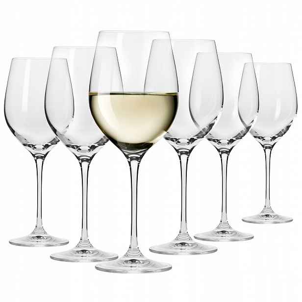 Skleničky na bílé víno Harmony Krosno jsou elegantní a elegantní