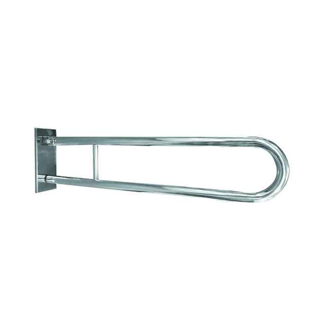 Úchyt sklopný ve tvaru U Bemeta Help 850 mm s krytkou nerez lesklý