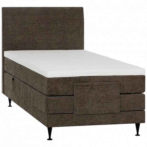 Welnova POSTEL BOXSPRING, 120/200 cm, hnědá