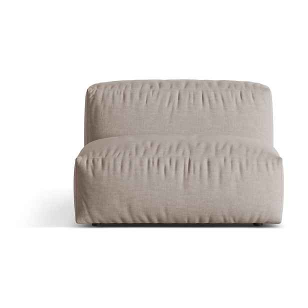 Béžový modul pohovky (středový díl) Martina – Micadoni Home