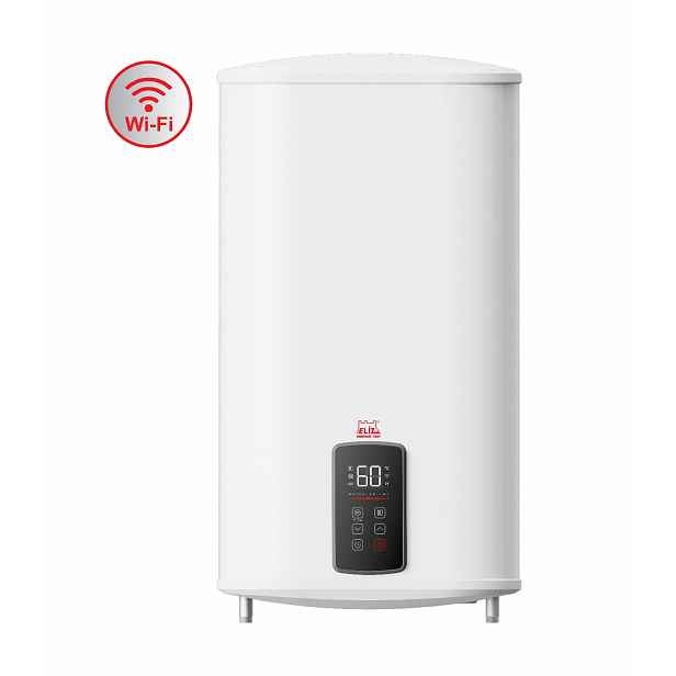 Elíz UNI  50 W Elektrický plochý ohřívač vody s wifi; univerzální montáž - svisle i na ležato; objem 47 litrů (UNI50W)
