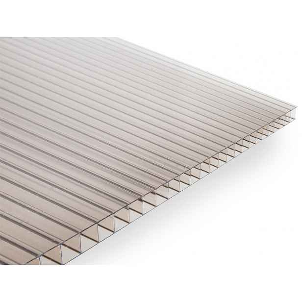 Gutta Polykarbonátová deska Guttagliss DUAL 10 mm 6000x2100 mm bronz