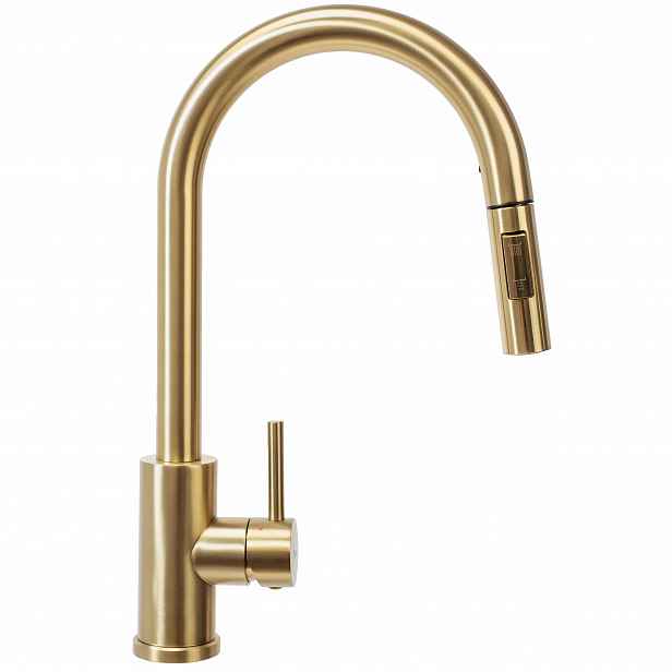 Kuchyňská Baterie Zlatá Rea Fresh Gold Vytahovací Sprcha Vysoká 39,5 cm