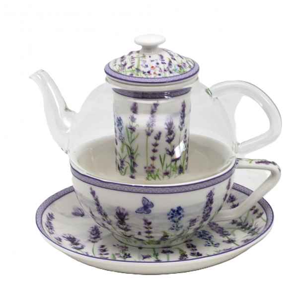 Sada Tea for One „Queen Isabell“ – Levandulová elegance a okamžik relaxace