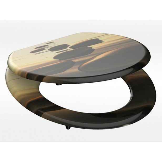 WC sedátko SEA STONE MDF bez SOFT CLOSE