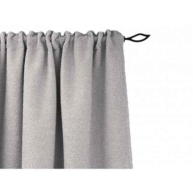 Závěs do dětského pokoje BOUCLÉ Zvolte barvu: Šedá, Zvolte rozměr: 140 x 280 cm (šířka x výška)