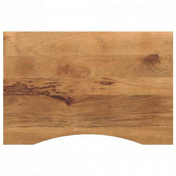 vidaXL Stolní deska s výřezem 90 x 60 x 2,5 cm masivní hrubý mangovník