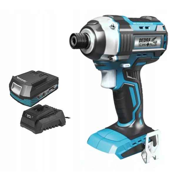 Dedra Příklepový šroubovák Bl 18V Set 2AH Akumulátor Sas+ DED7145 200Nm