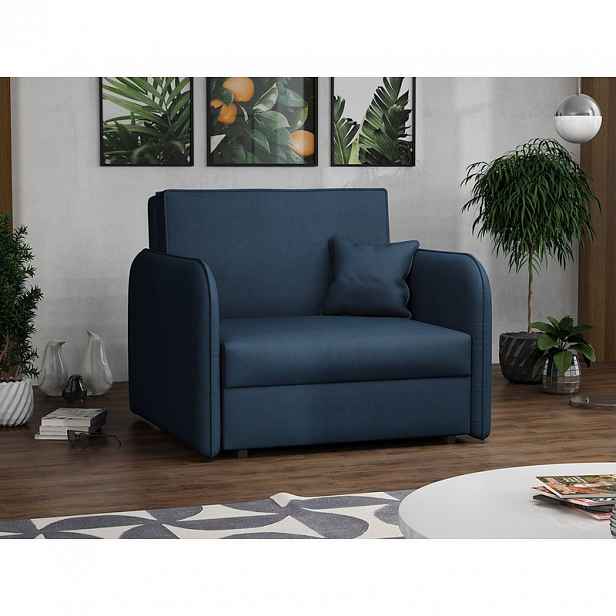 Rozkládací křeslo BELA LOFT 1 - modré