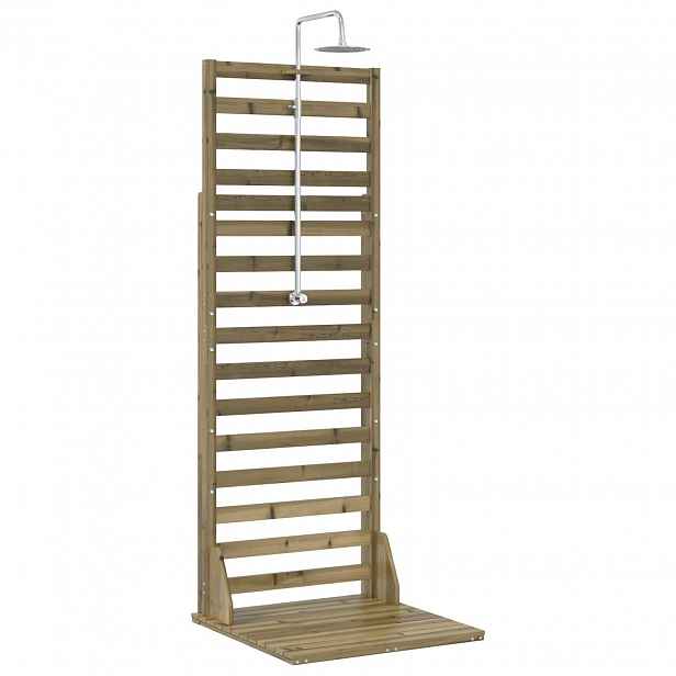 vidaXL Venkovní sprcha 225 cm Přírodní