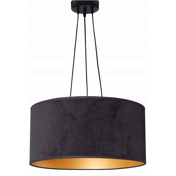 Závěsná Lampa Stropní Svítidlo FI43 Velké Sametové Stínidlo Pro Tři Žárovky Obývací Pokoj