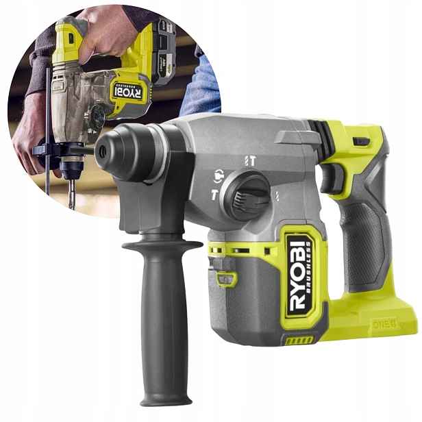 Aku Příklepová Vrtačka 18V Sds-plus Ryobi RSDS18BL-0 5133006493